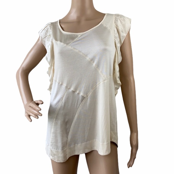 Marc By Marc Jacobs Tops - Marc by Marc Jacobs Ruffled Sleeves Shirt Blouse M
